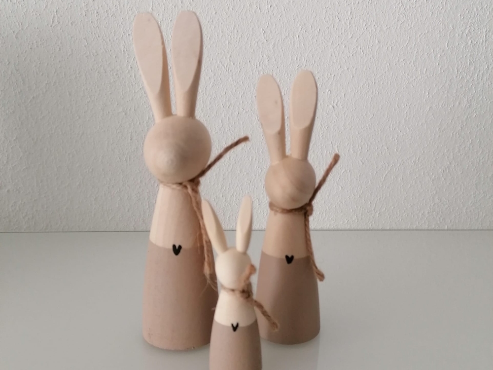 set met 3 paashaasjes